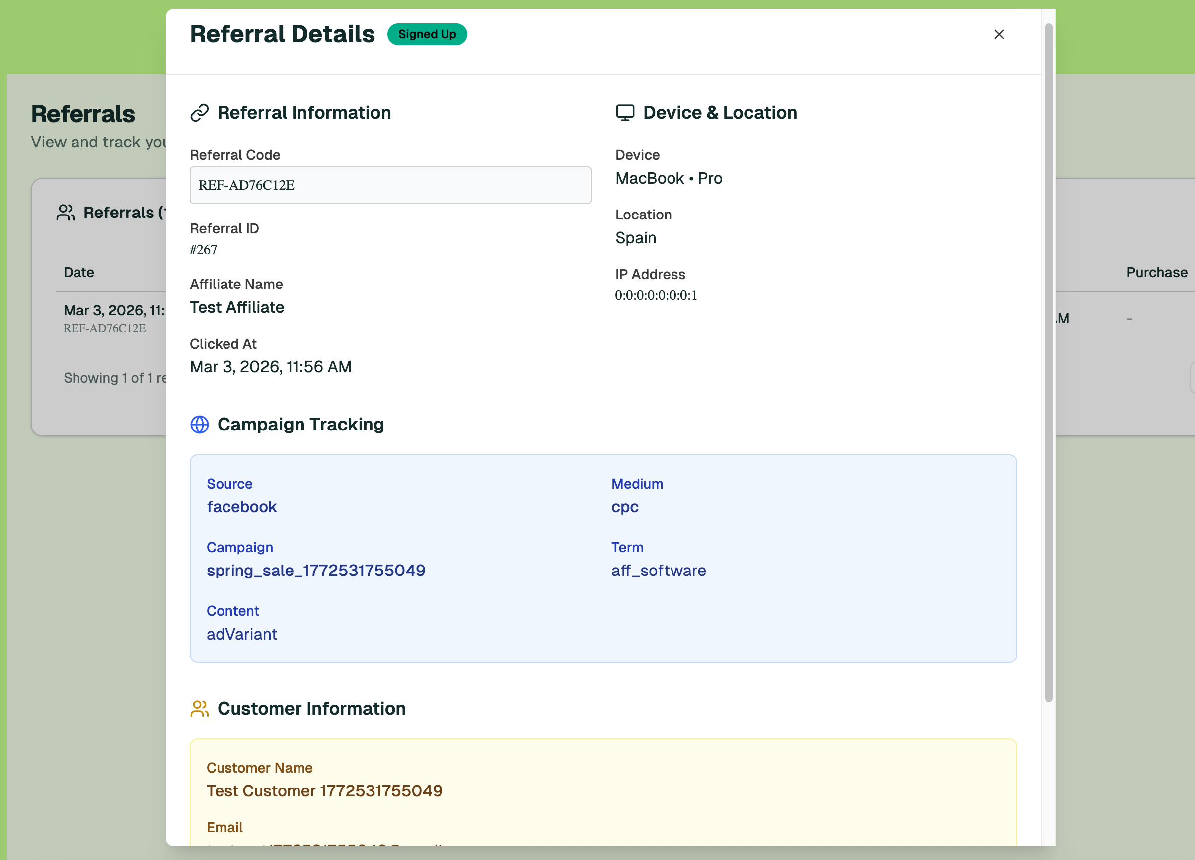 Campaign Analytics & UTM Tracking